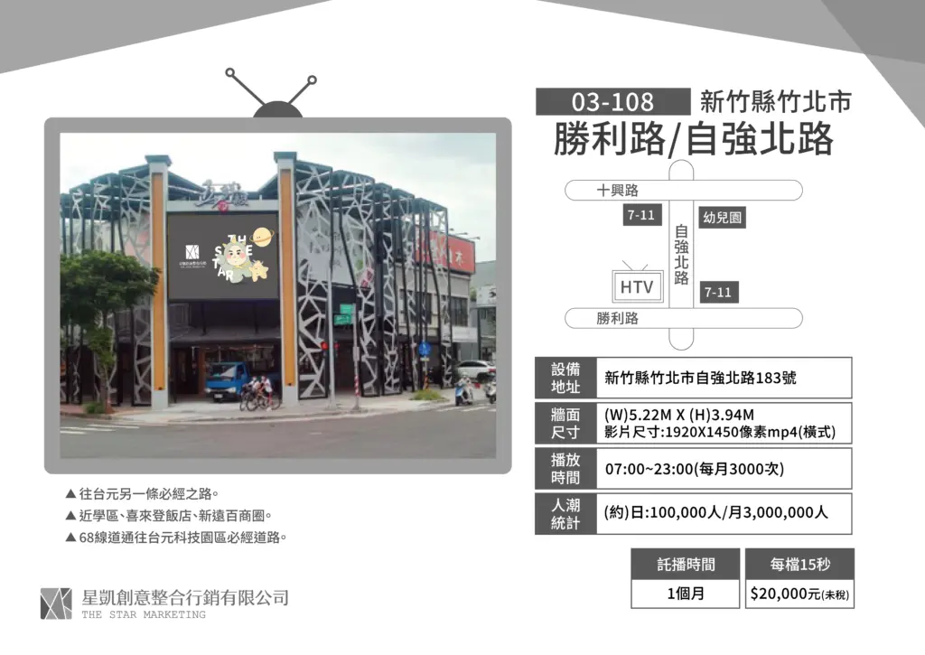 新竹-竹北市-勝利路/自強北路
