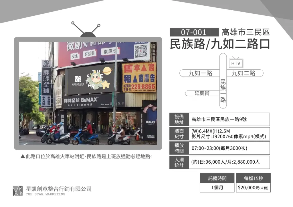 高雄-三民區-民族一路/九如二路
