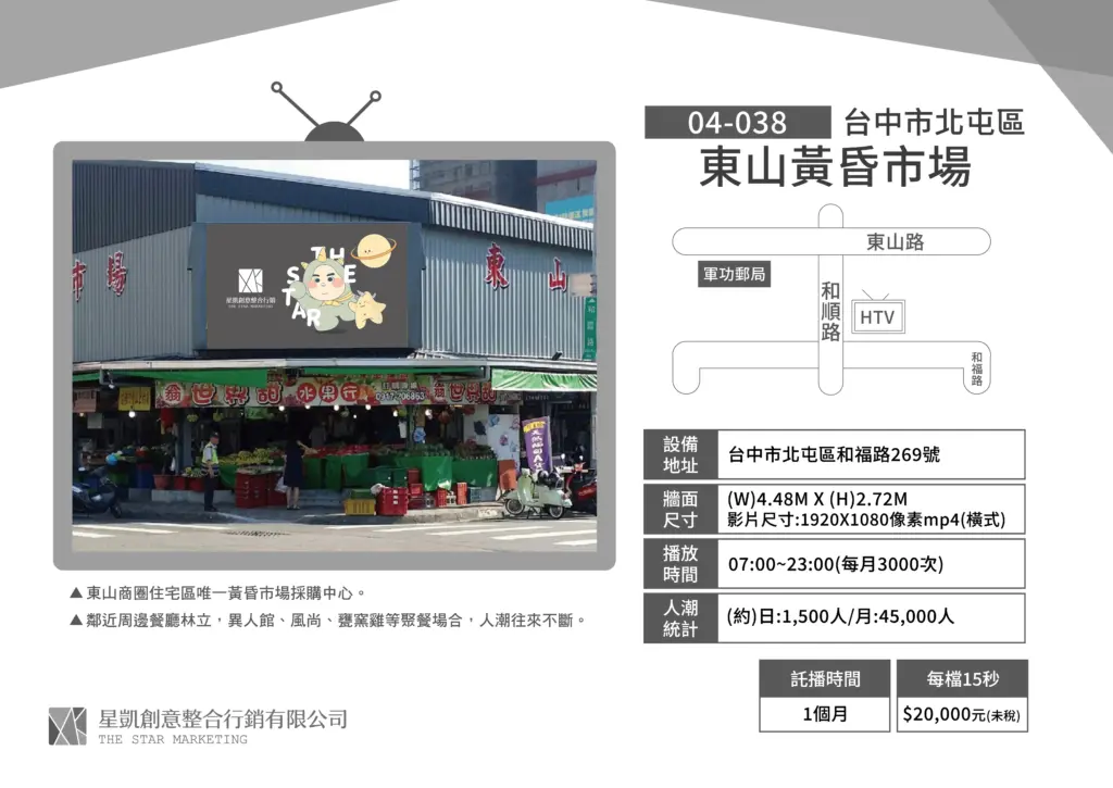 台中-北屯區-東山黃昏市場