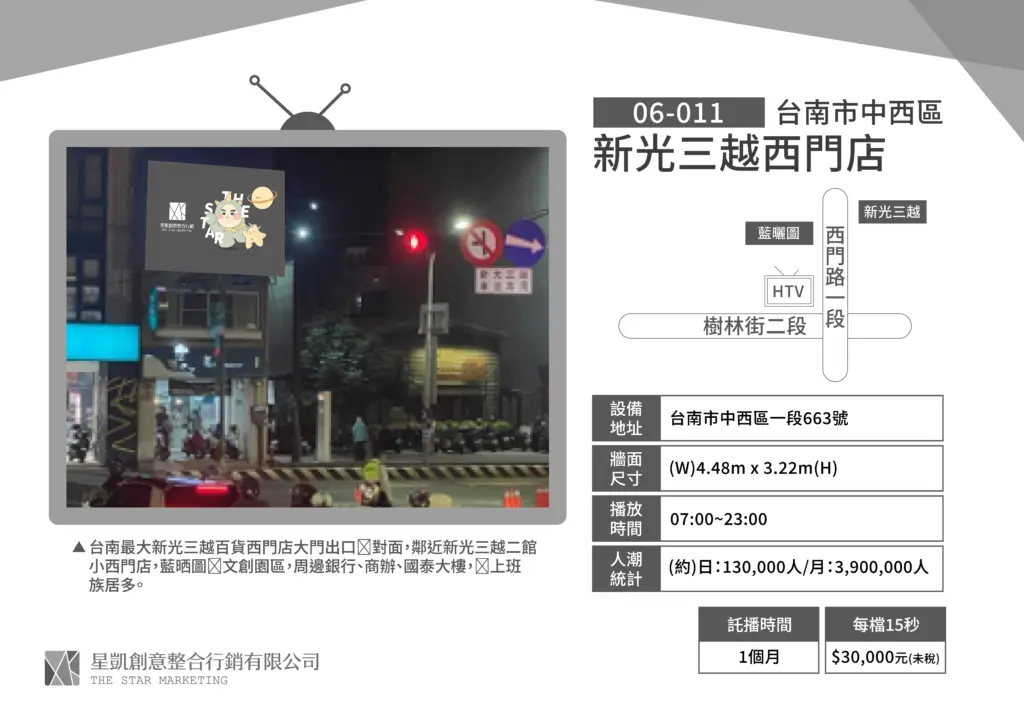 台南-中西區-新光三越西門店