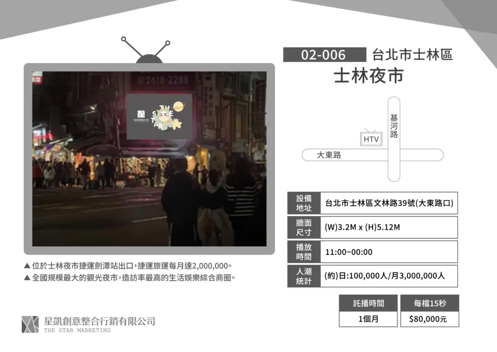 台北-士林區-文林路/大東路（士林夜市）