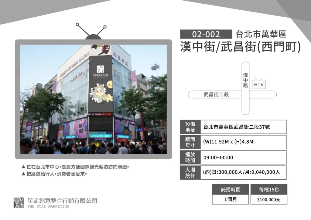 台北-萬華區-漢中街/武昌街